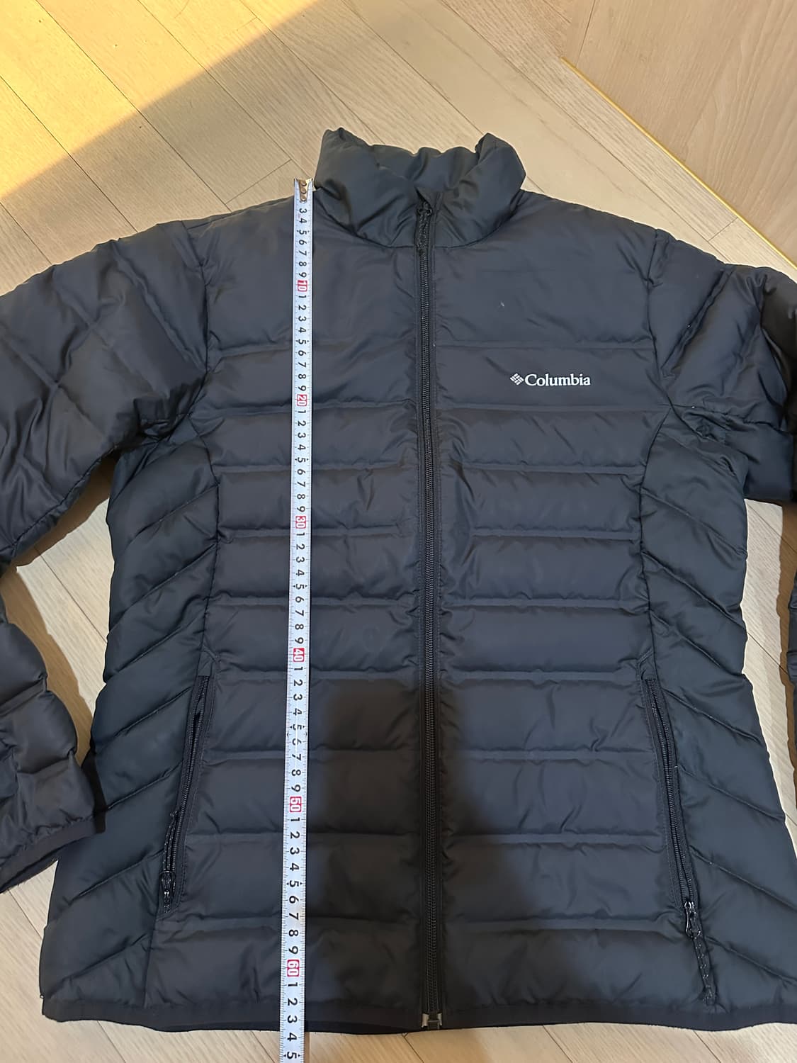 컬럼비아 레이크 덕다운 오리털 경량패딩 L(100) 블랙 상품이미지2