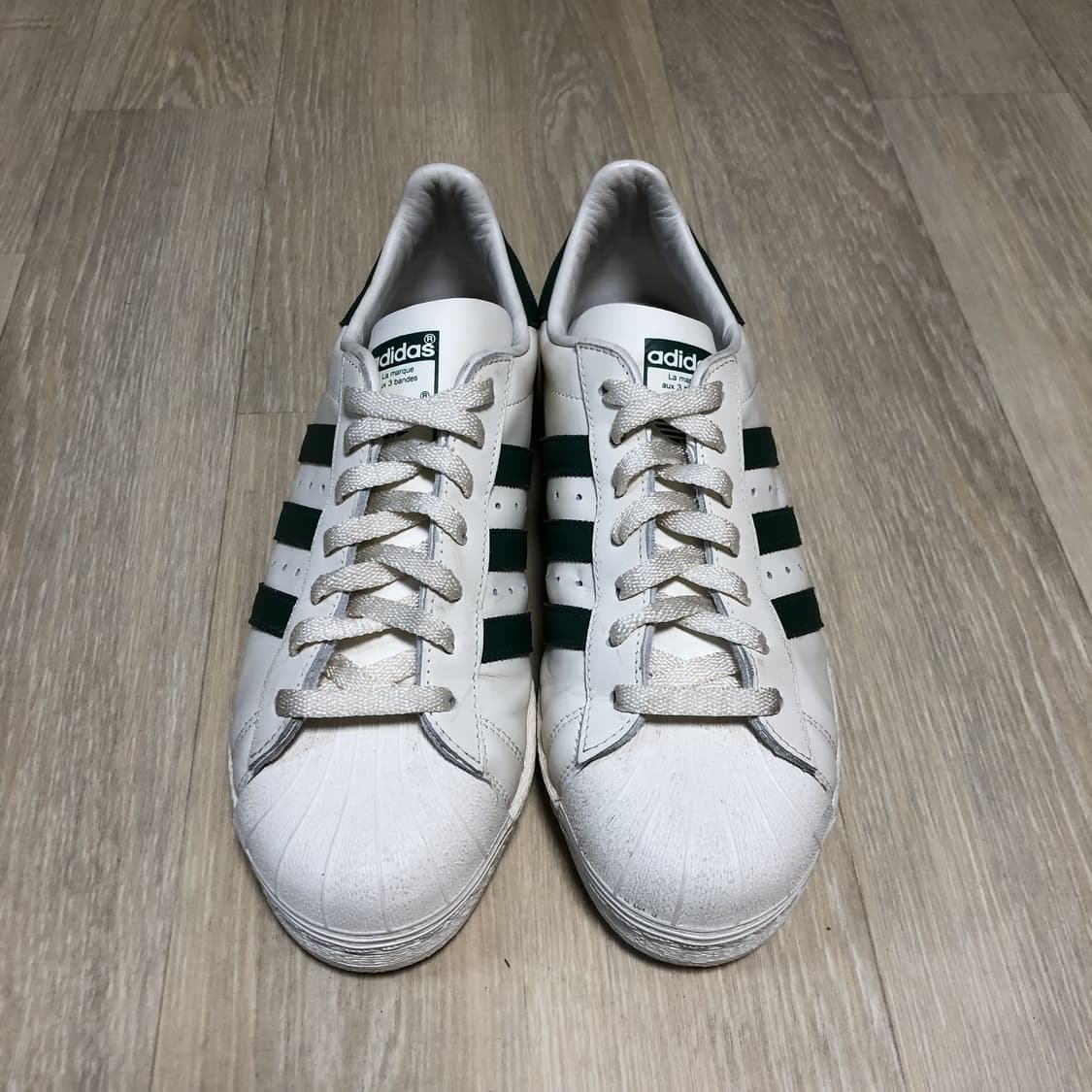 (270) 아디다스 adidas 슈퍼스타 82 화이트 그린 상품이미지10