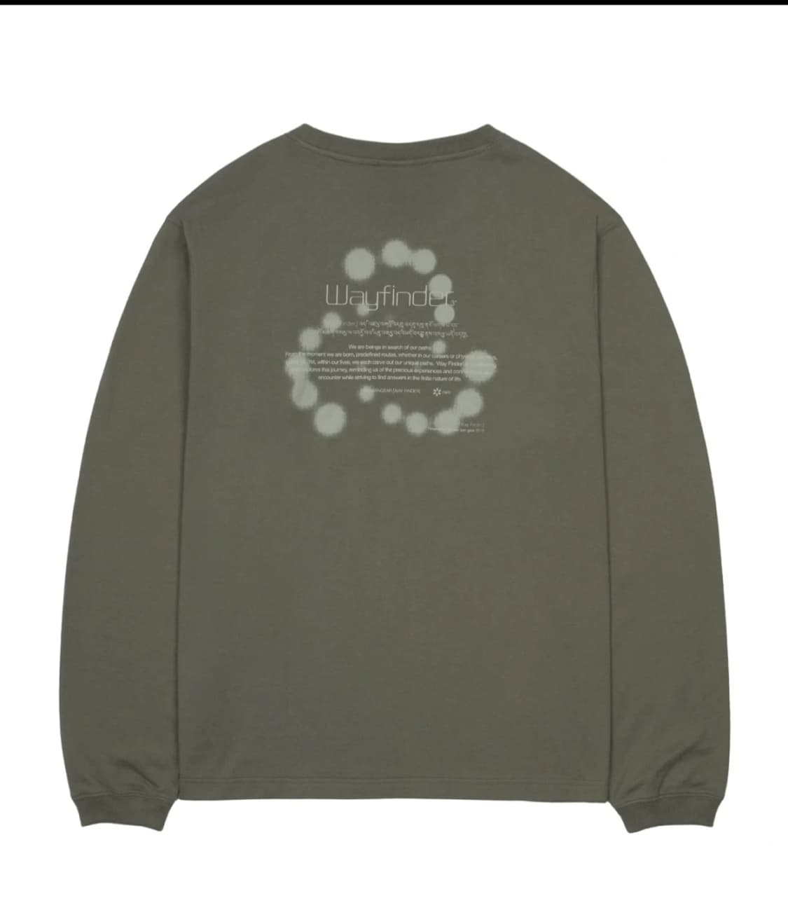 산산기어 롱슬리브 카키 상품이미지2