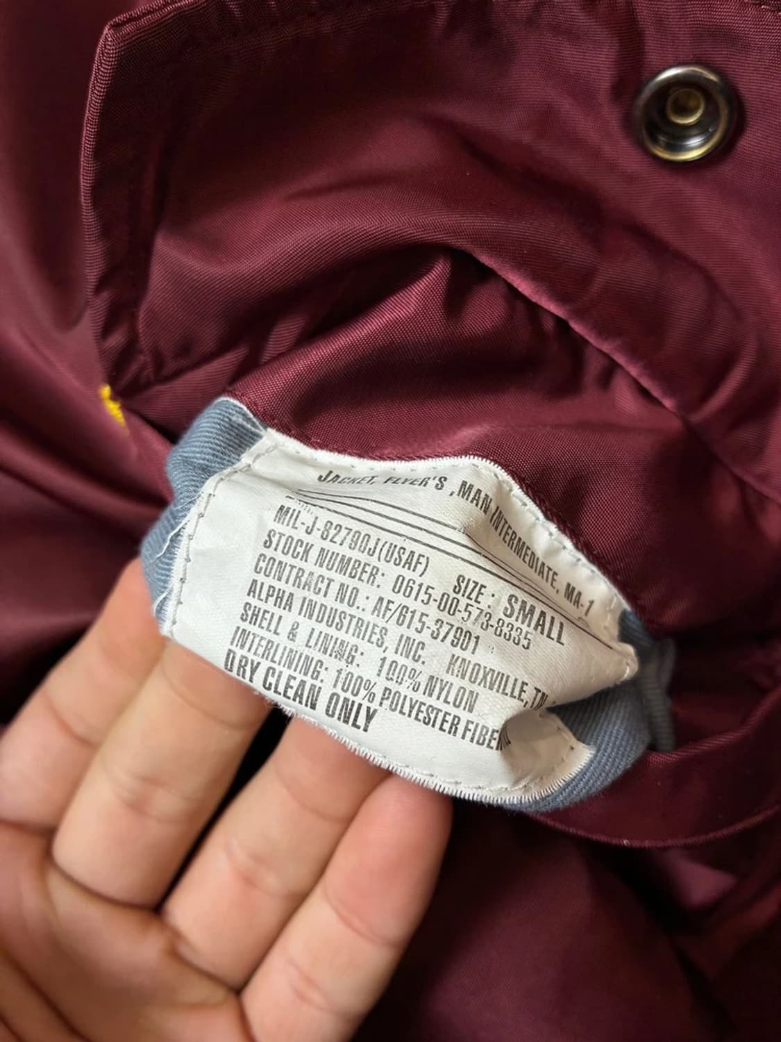 알파인더스트리 x 닥터마틴 MA-1 봄버 블루종 자켓 PN8956 상품이미지8