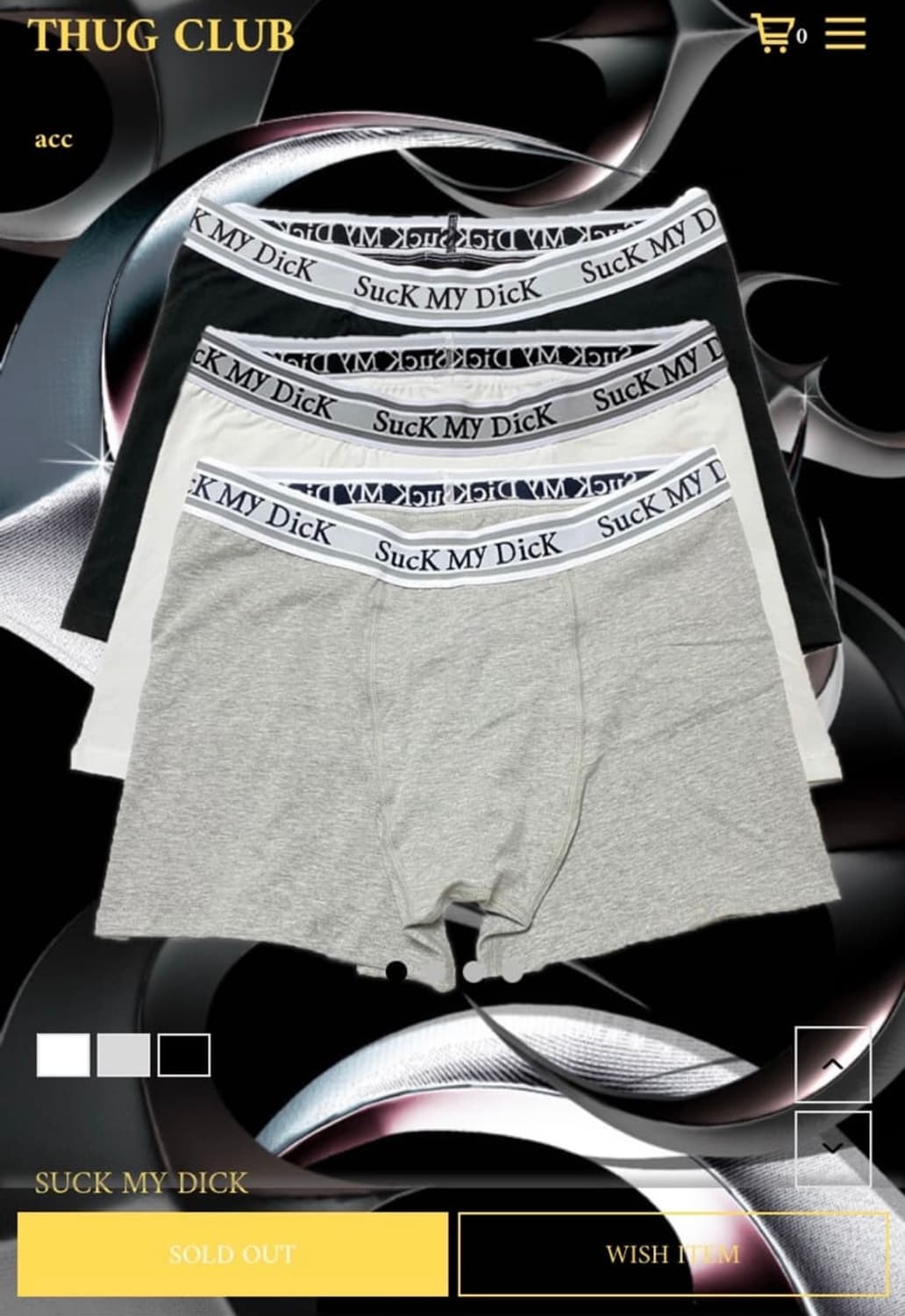 떠그클럽 썩마딕 팬티 상품이미지1