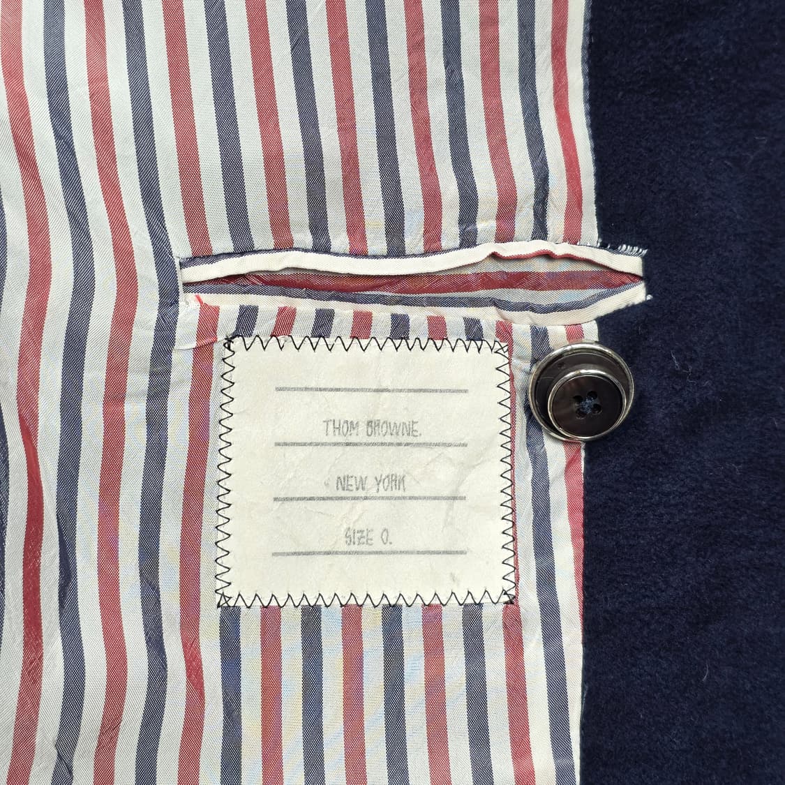 톰브라운 코튼 스웨이드 블레이저 자켓 상품이미지6