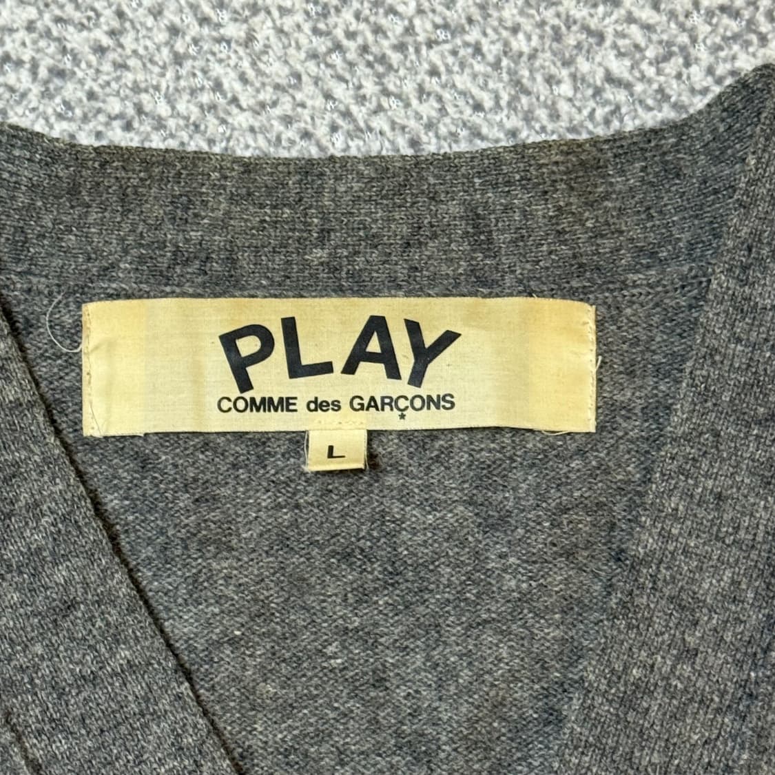 꼼데가르송 가디건 남성용 L  상품이미지4