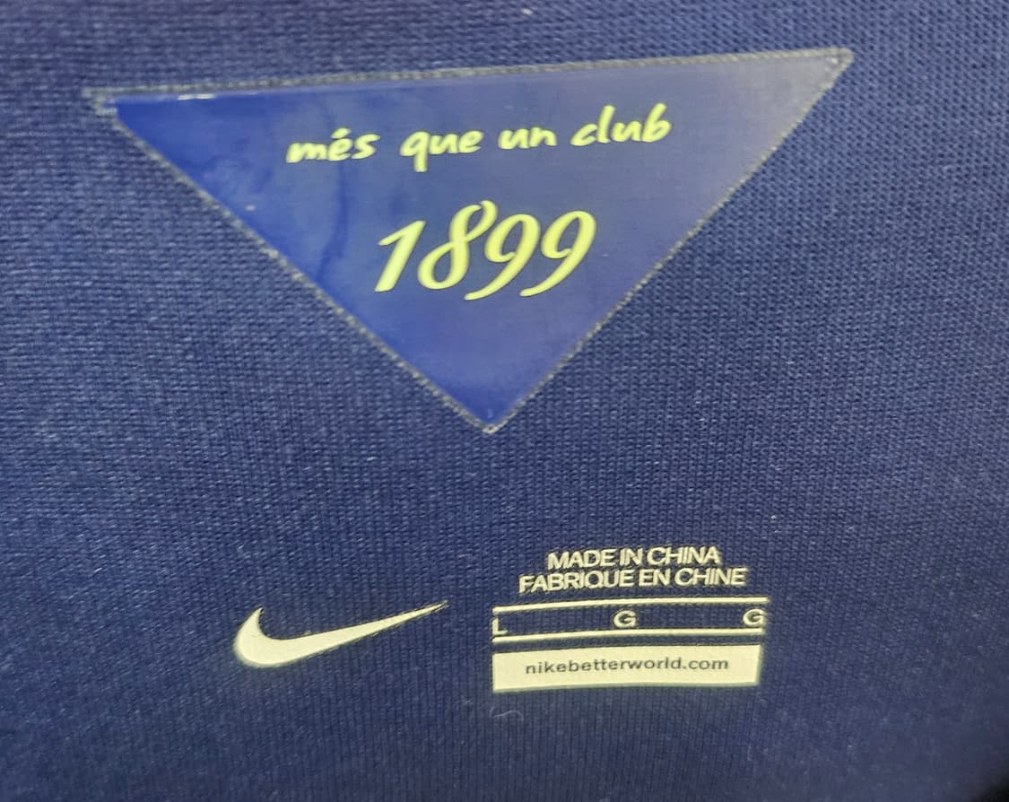 (100)L☆우주매물☆나이키 바르셀로나N98어센틱[네이비버건디]트랙탑져지 상품이미지2