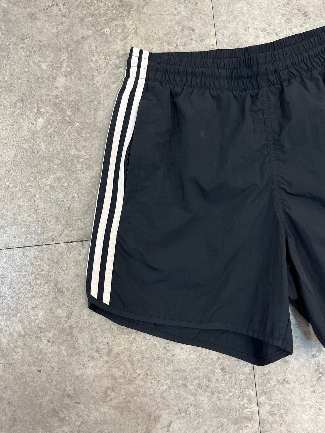 아디다스 밴딩 하프 팬츠 블랙 M #csz4003 상품이미지4