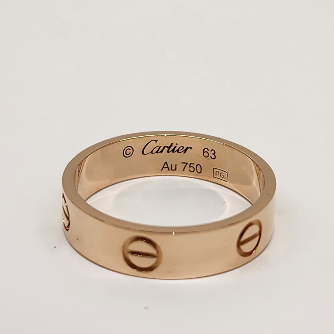 까르띠에 클래식 러브링 핑골 63호 상품이미지3