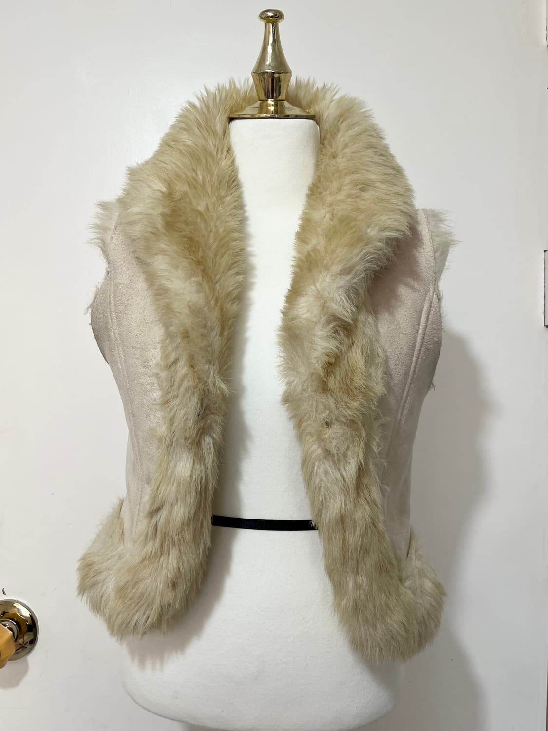 Rabbit fur leather vest 래빗 퍼 베스트 상품이미지3