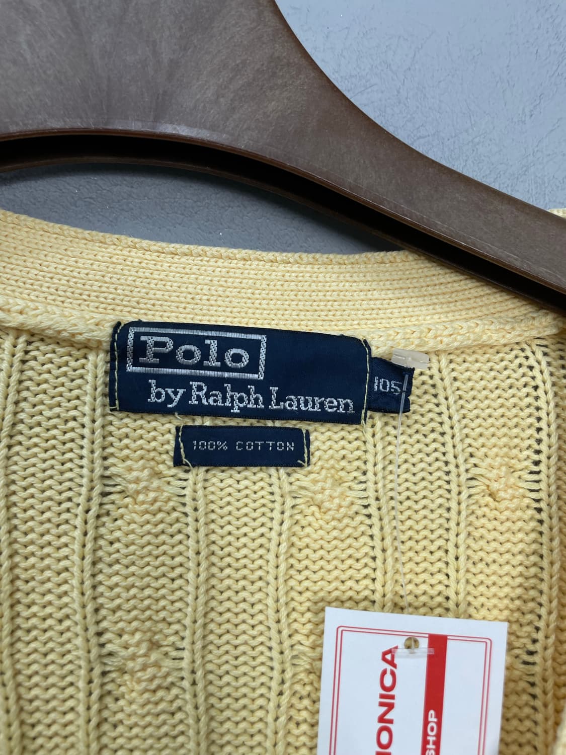 폴로 랄프로렌 자수로고 케이블 니트 가디건 H1349 상품이미지5