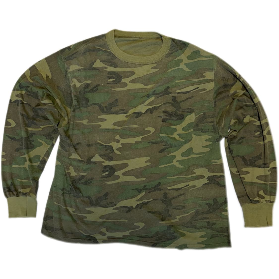 Vintage Woodland Camo Long Sleeve 90s 상품이미지1