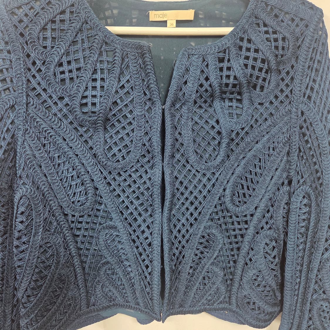 마쥬(MAJE) 크로셰 니트 가디건 자켓 상품이미지3