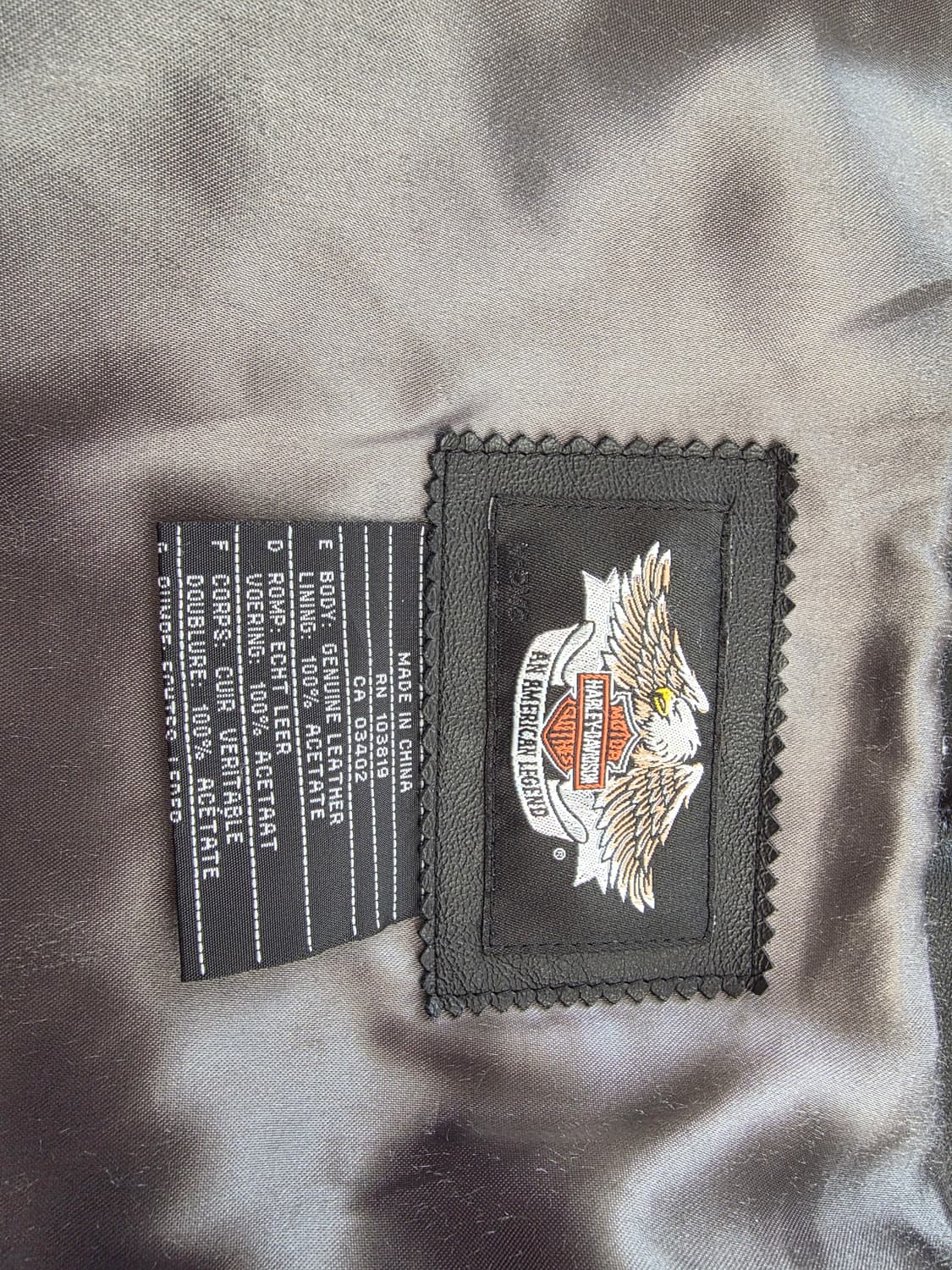 빈티지 할리데이비슨 라이더 자켓 레더 모터사이클 xl usa 고딕 상품이미지9