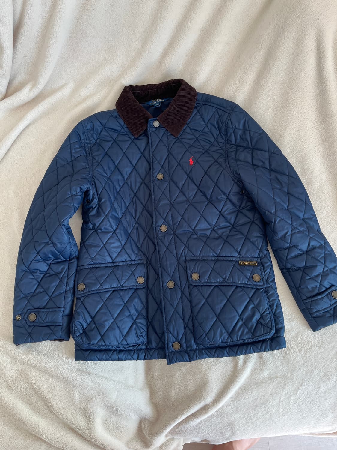 폴로 빅키즈(164cm 50kg 여성 착용) 네이비 상품이미지1