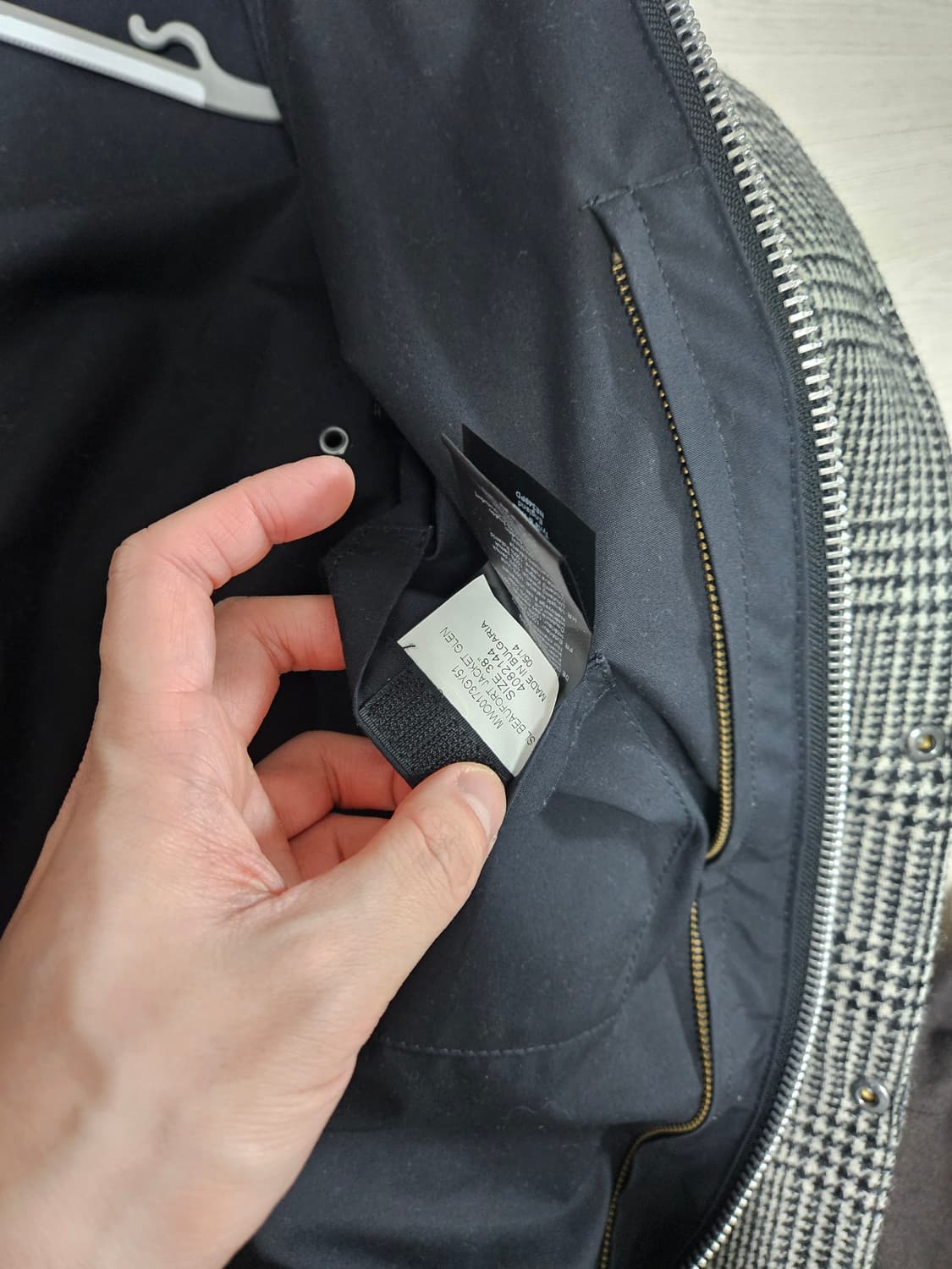 바버 뷰포트 글렌체크 울자켓 일본별주 35 상품이미지4