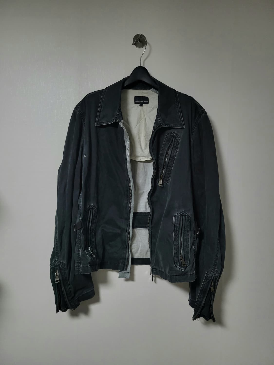 00s Calvin klein biker jacket 상품이미지1