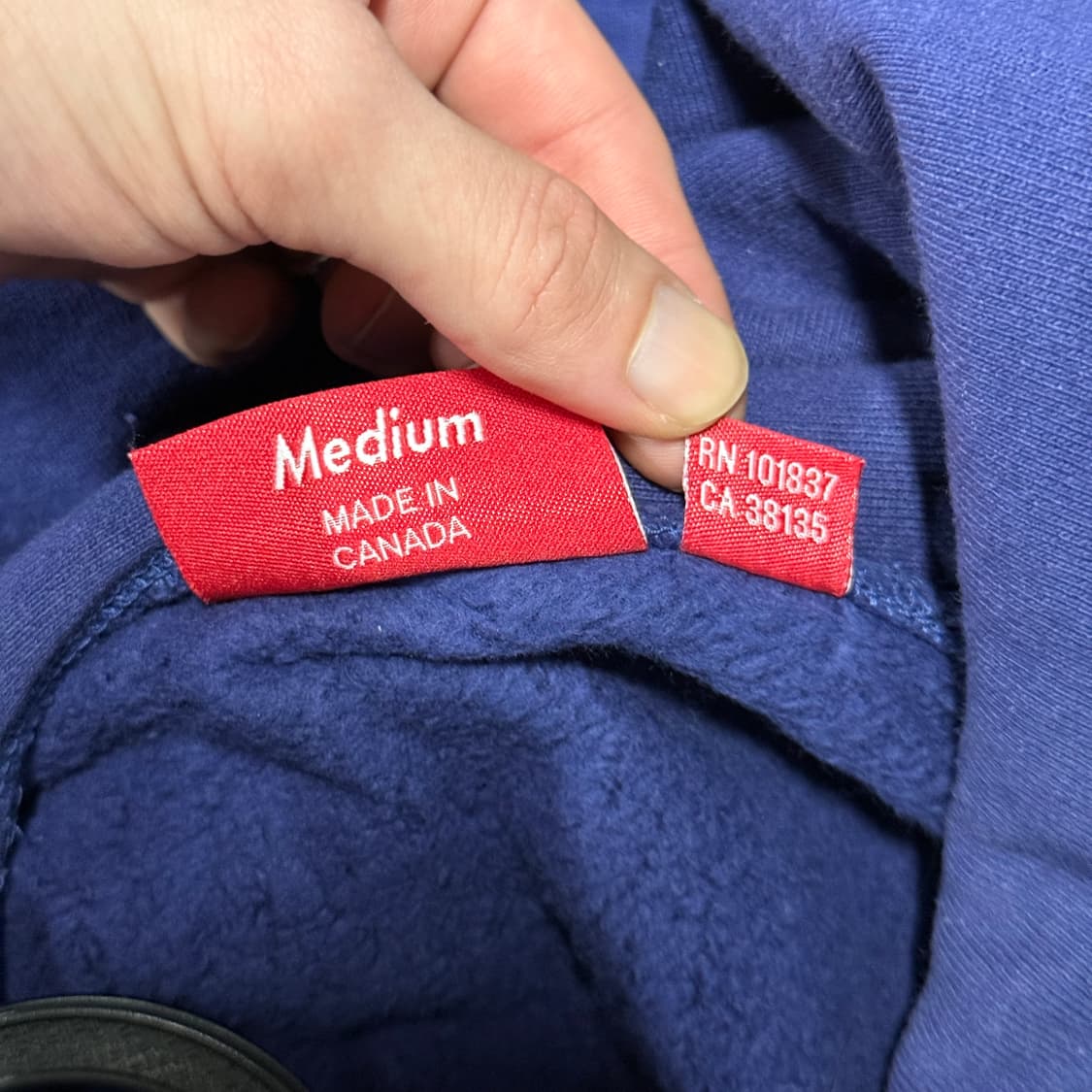 슈프림 21fw 박스 로고 후디 워시드 네이비 상품이미지7