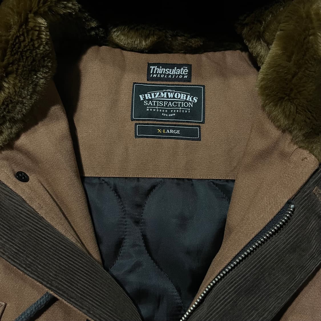 frizmWORKS 프리즘웍스 브로큰 트윌 B-9 파카 자켓 상품이미지8