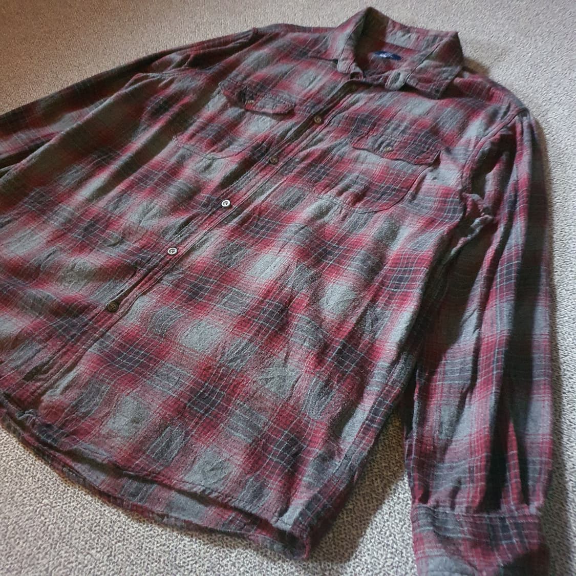 미국 수입 플란넬 체크 셔츠 no.5 상품이미지2