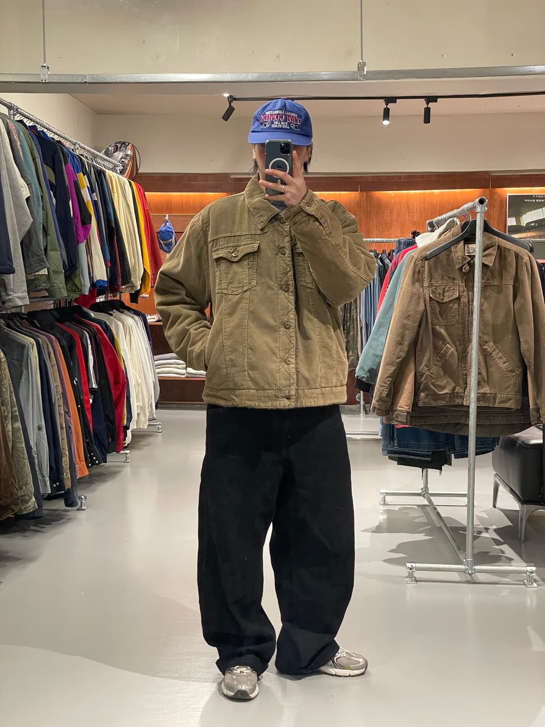 빈티지 코듀로이 쉐르파 자켓   상품이미지1