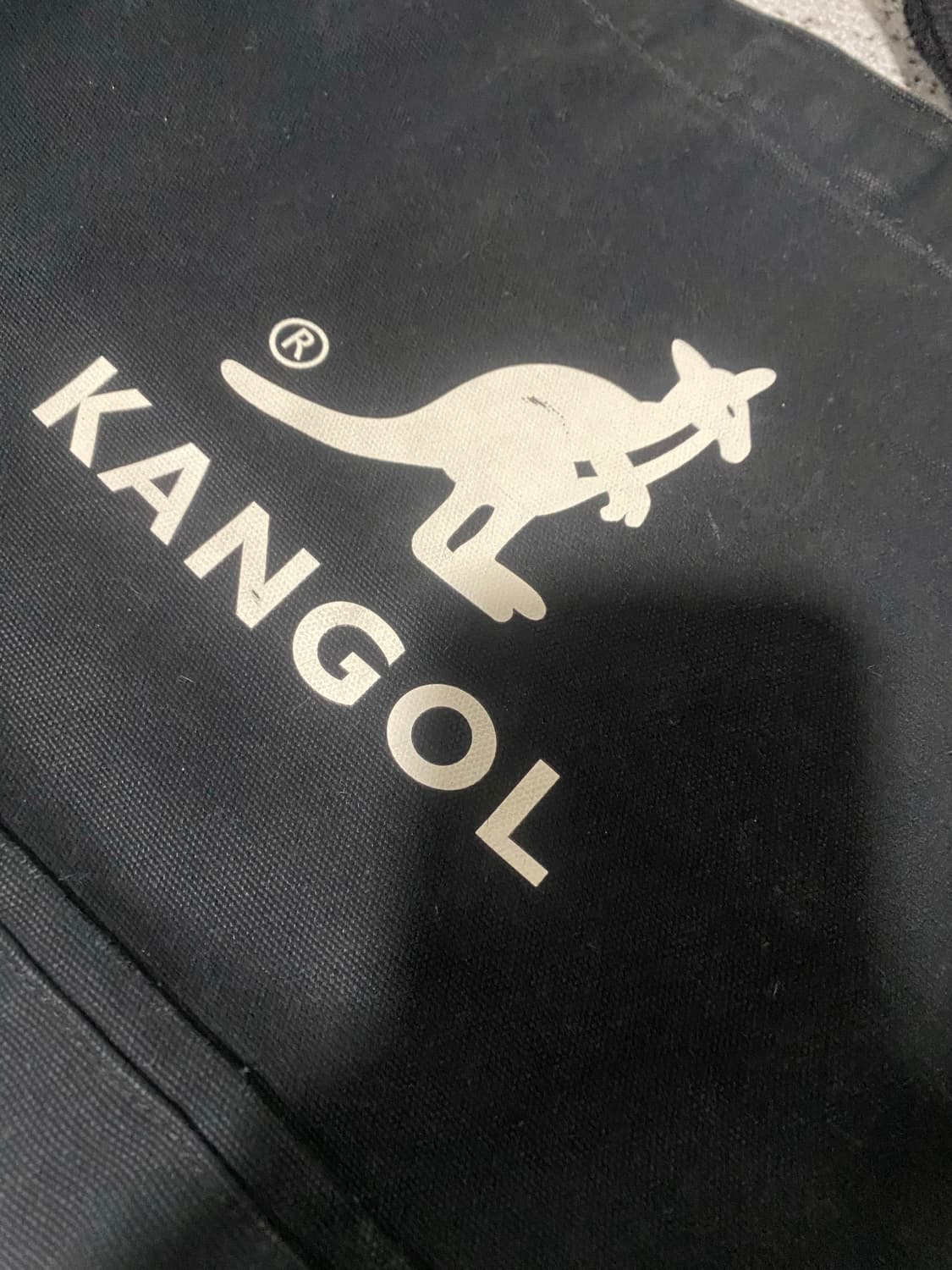 캉골 블랙 캔버스 크로스백 상품이미지2