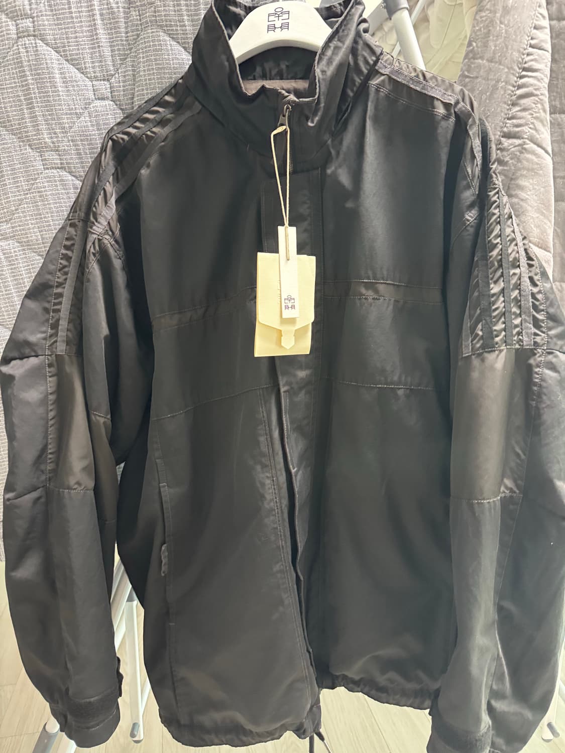 폴리테루 올드스쿨 트랙파카 블랙 4size 상품이미지1