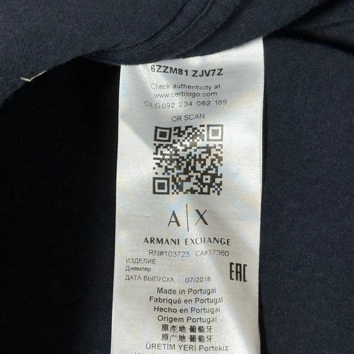 Armani 알마니 네오프렌 후드 집업 상품이미지10