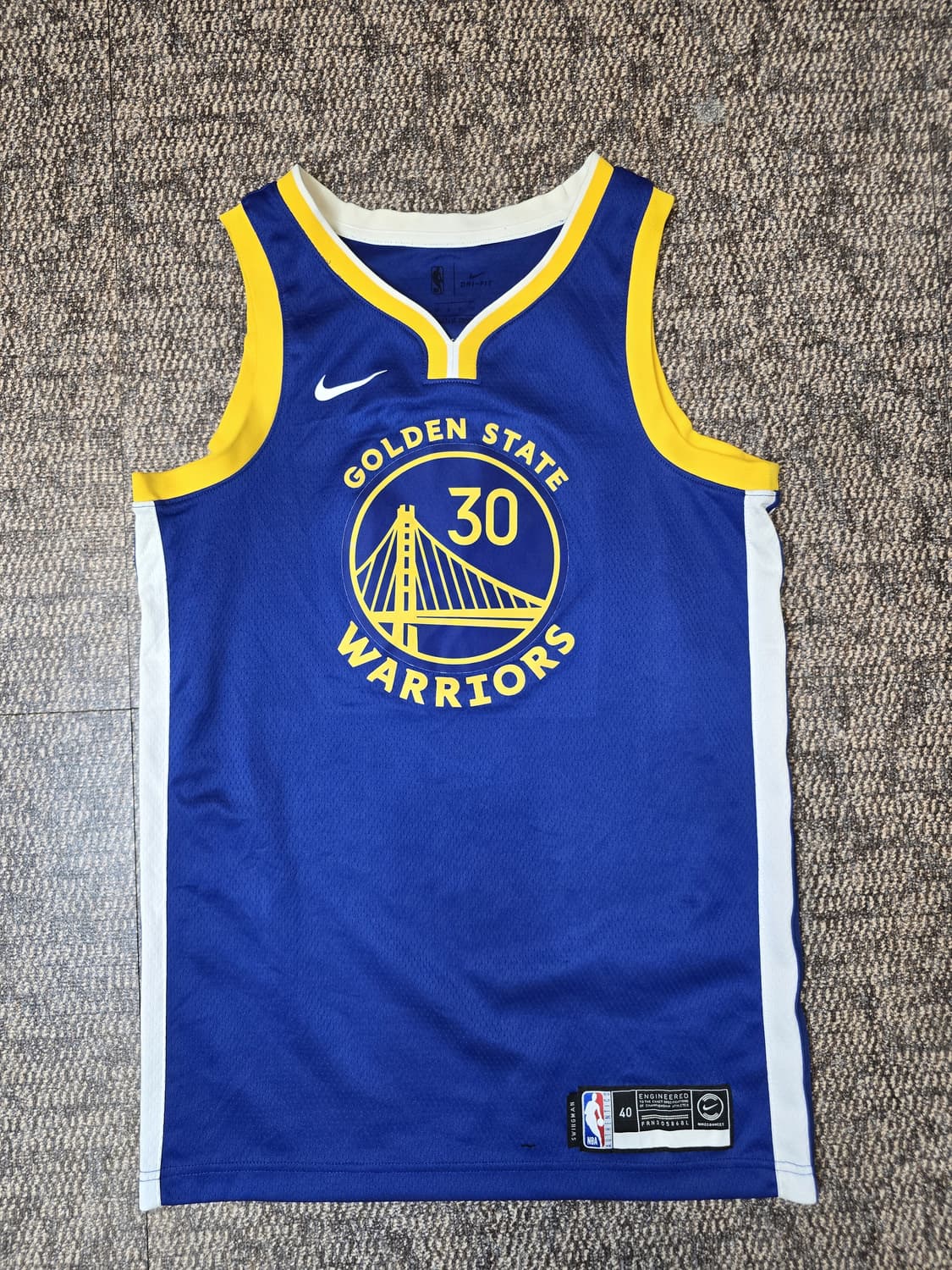NBA 나이키 스테판 커리 골든스테이트 워리어스 스윙맨 저지 S 상품이미지1