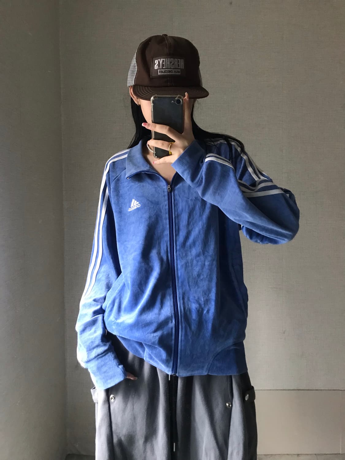 아디다스 첼시 벨루어 트랙탑 상품이미지3
