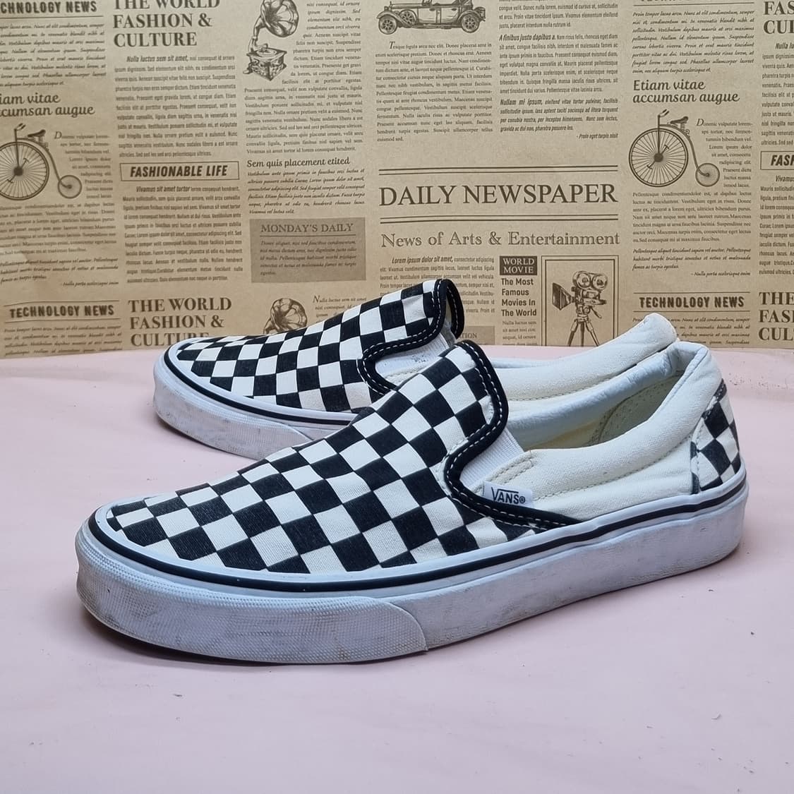 반스 체커보드 클래식 슬립온 255 상품이미지1