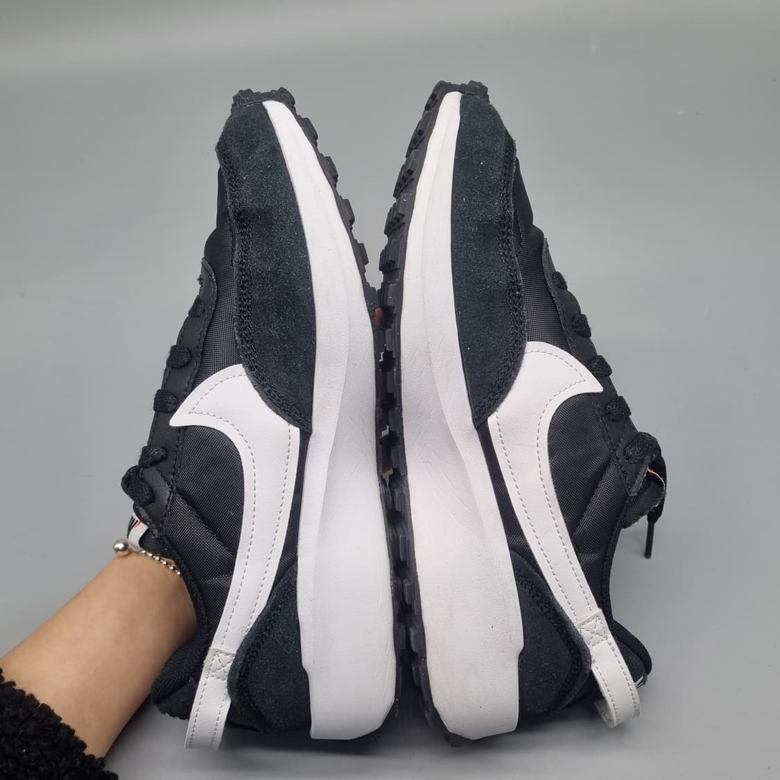 나이키 와플데뷰 검흰 여성운동화240 상품이미지5