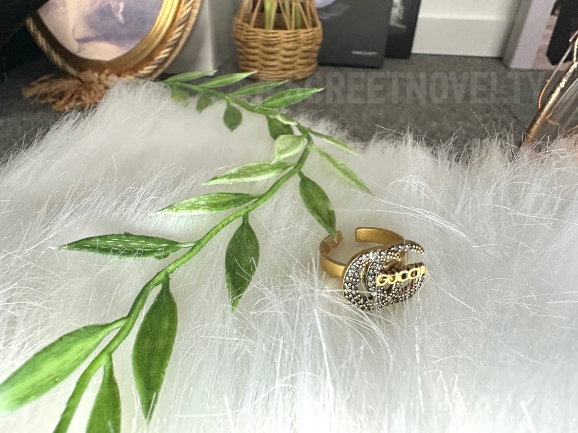 구찌 클래식 GG 이니셜 반지 골드 상품이미지7