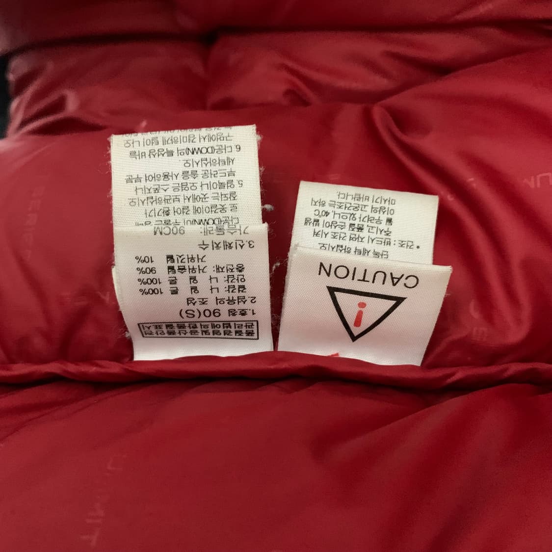 노스페이스 빈티지 써밋 800 레드 패딩 점퍼 90 사이즈 상품이미지7