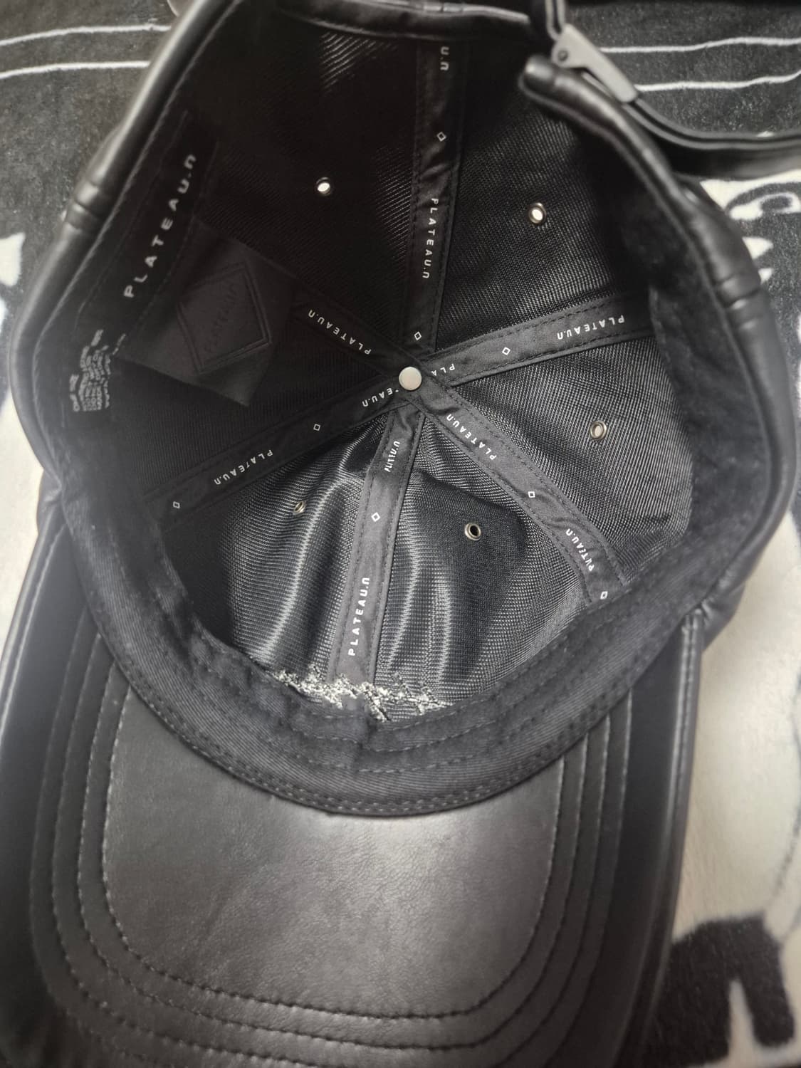 [플래토] 레더 볼캡 상품이미지4