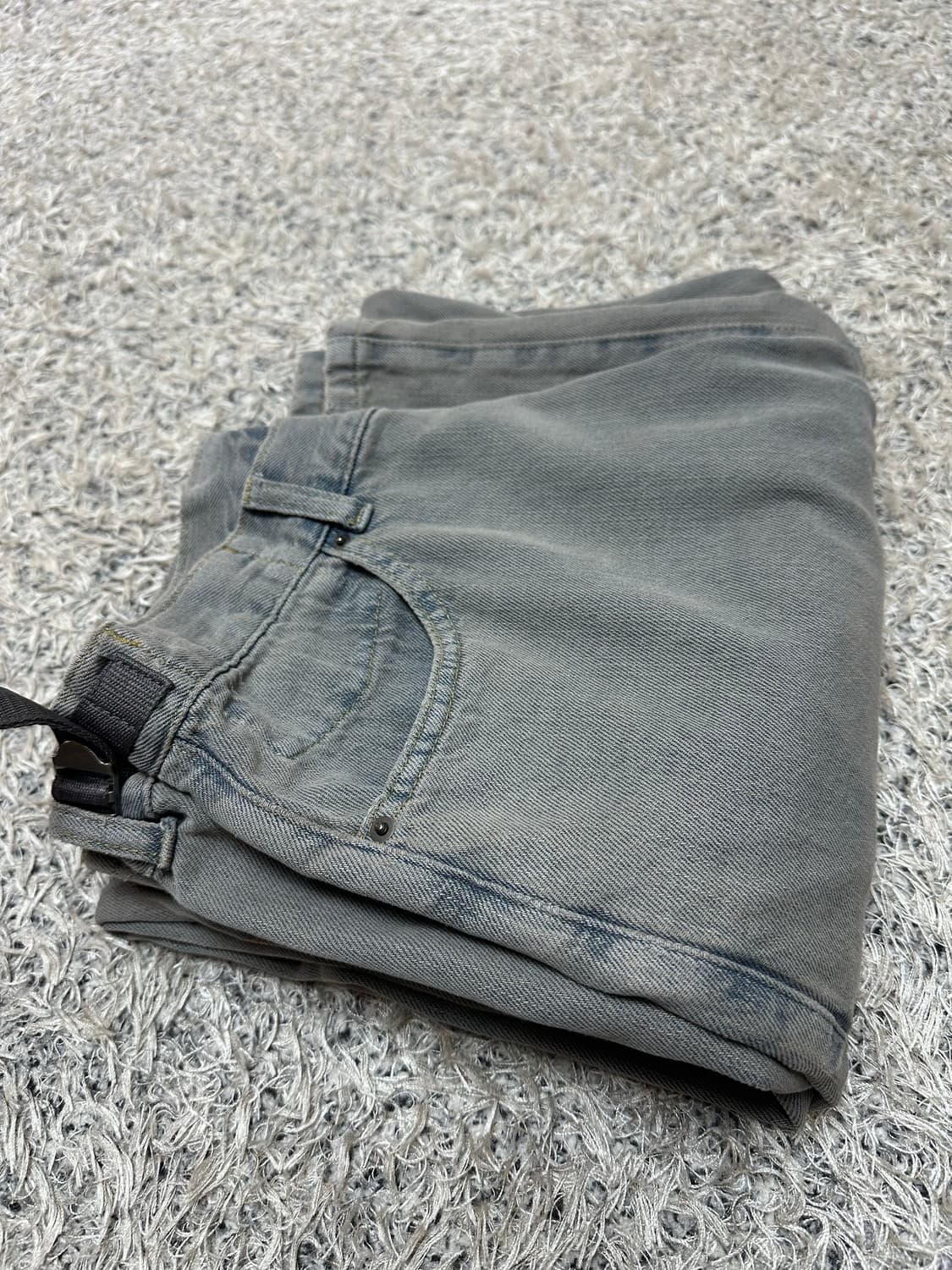 폴리테루 고시마 데님 팬트 블루 그레이 상품이미지7