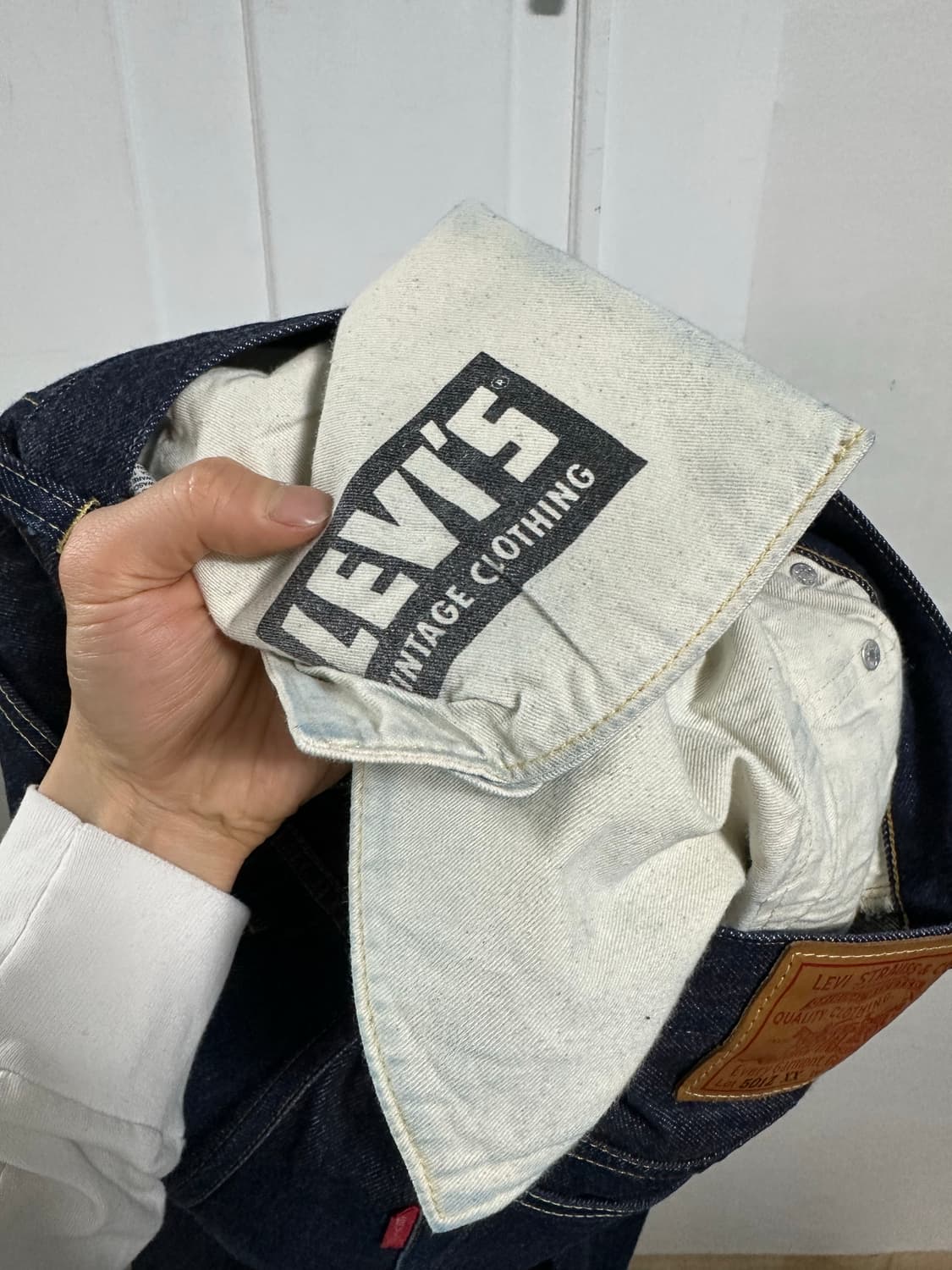 리바이스 LVC 1954 501 오가닉 리지드 데님 팬츠 상품이미지4