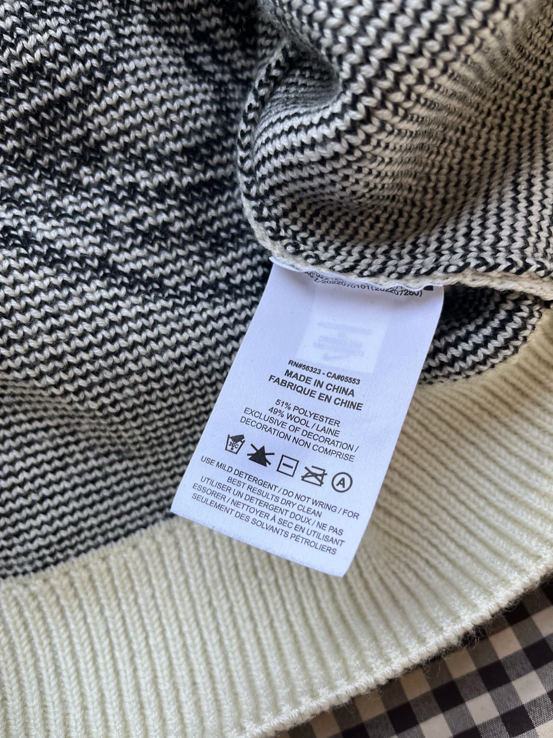 나이키 x 스투시 NRG 롱슬리브 니트 스웨터 파슬 / XL 상품이미지4