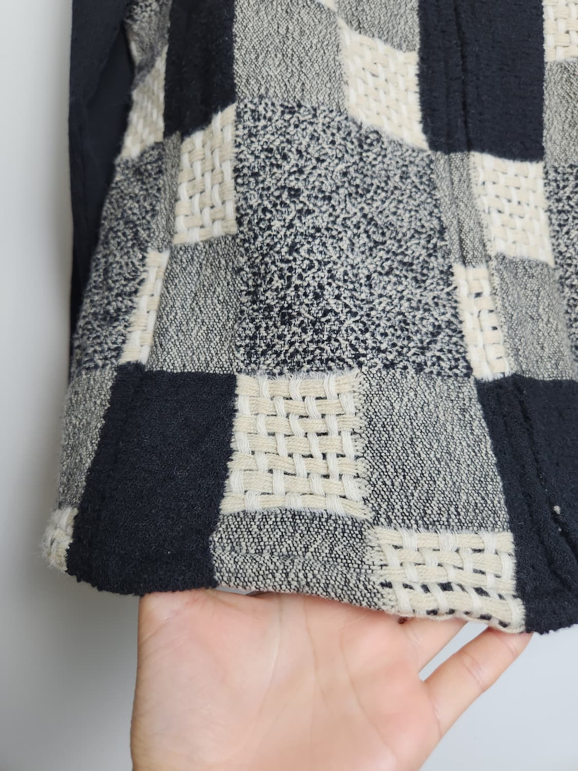 스퀘어 골지 울 집업 상품이미지7