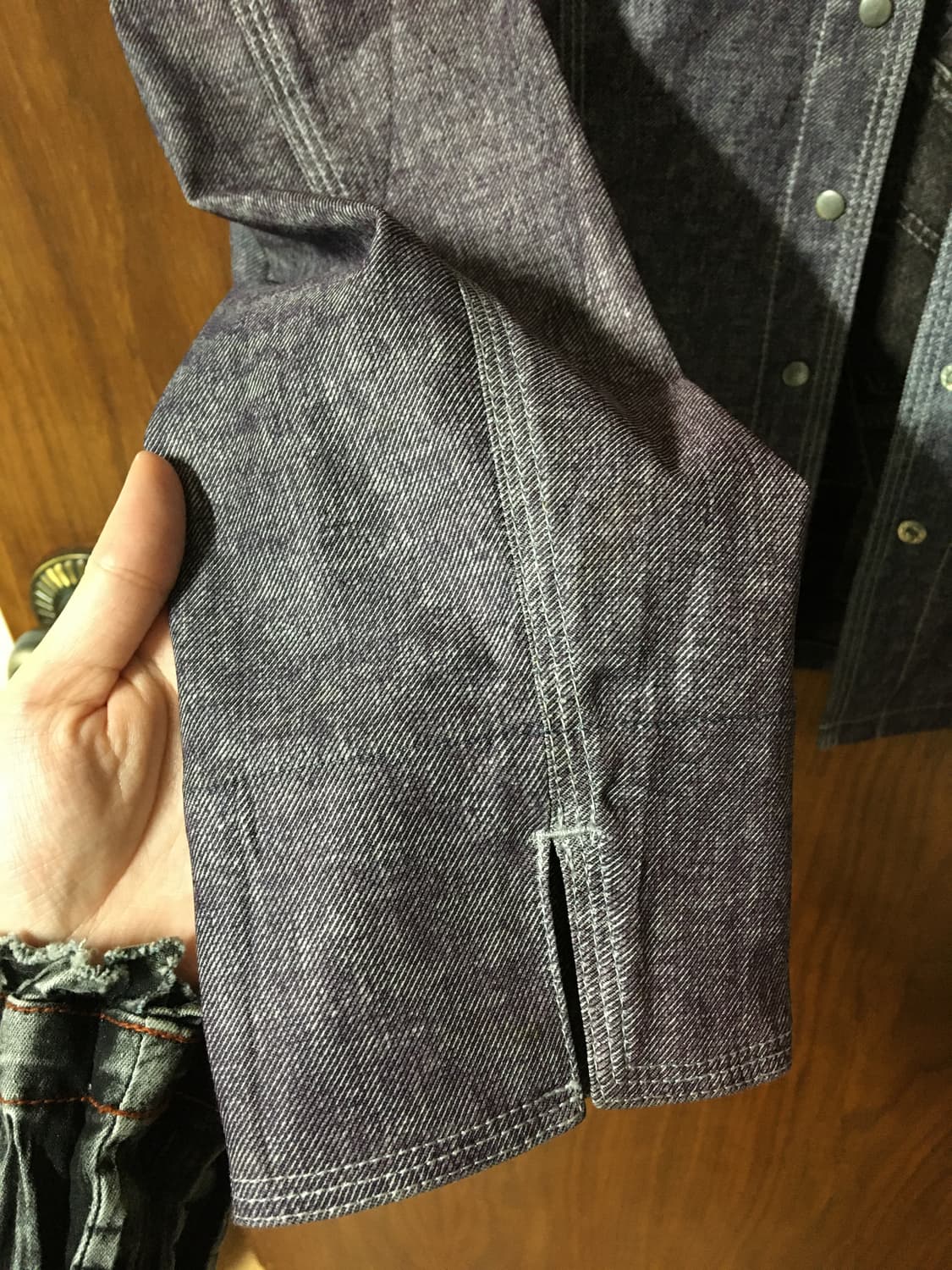 빈티지 퍼플 워싱 자켓 상품이미지5