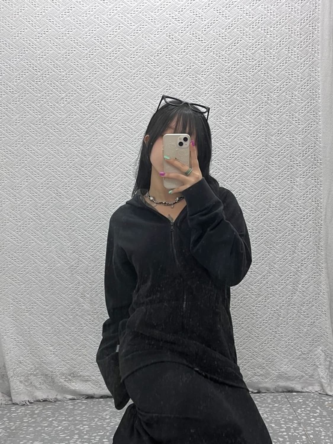 스투시 올드스쿨 베이직 모던 폭닥 후리스 집업 L C07066 상품이미지1