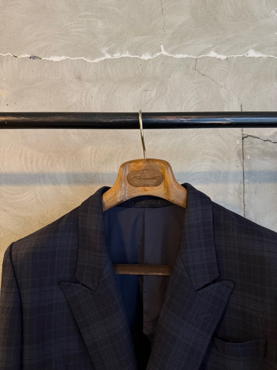 랑방 금장 캐시미어 블레이저 66~77 상품이미지3