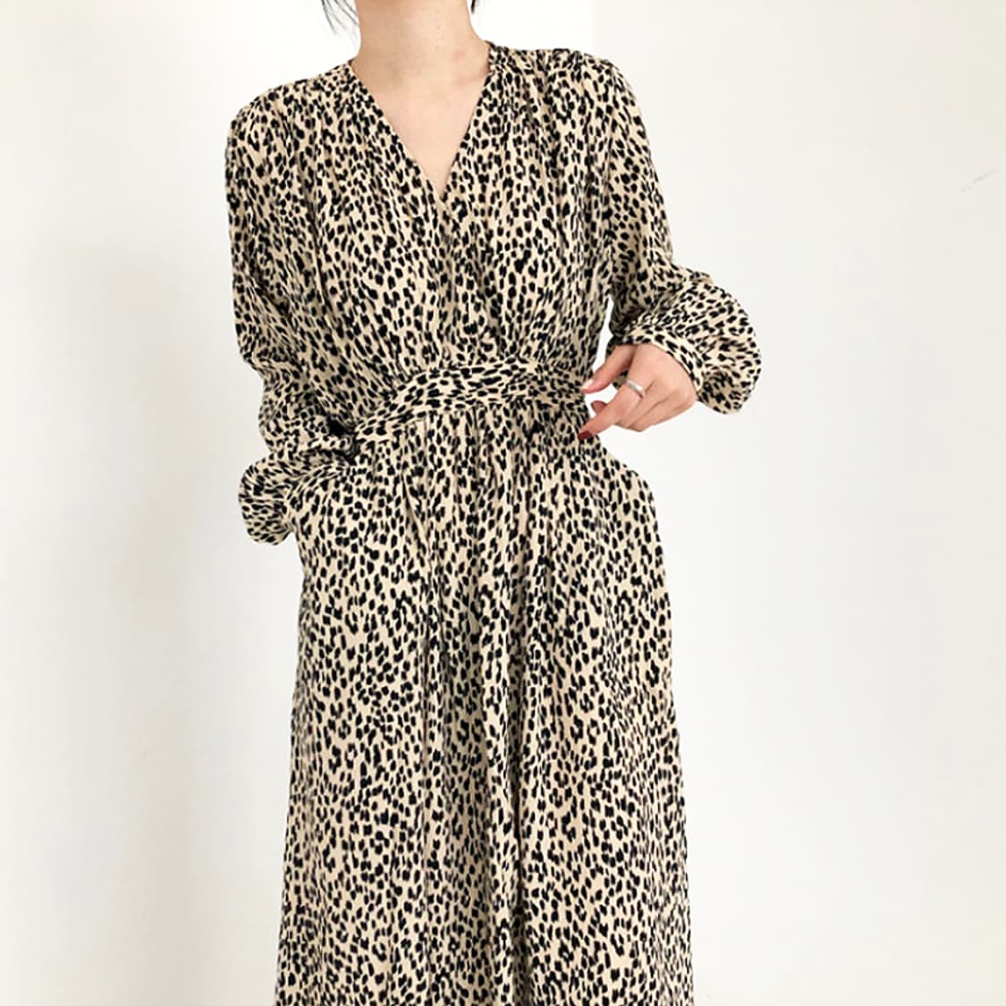 (새상품) 레오파드 롱원피스 상품이미지7