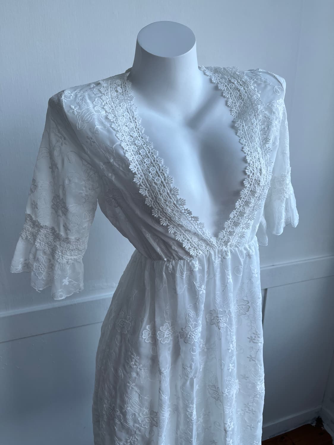 Newlight 레이스 시스루 원피스 상품이미지2