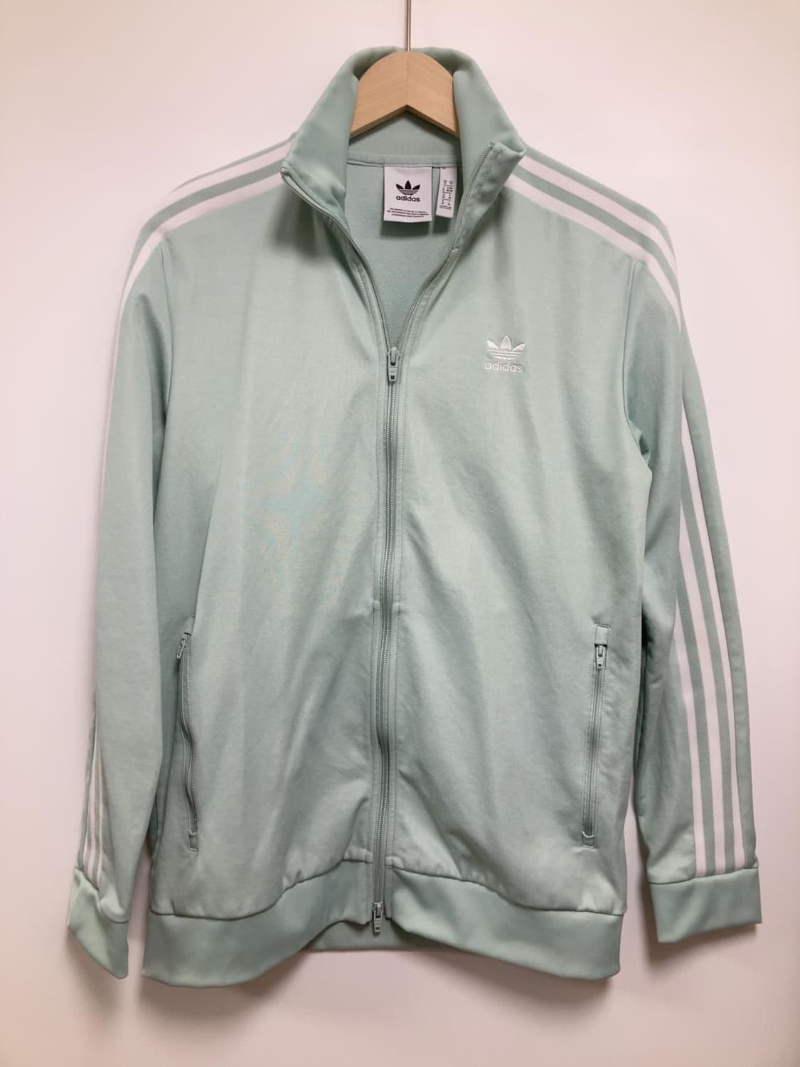 아디다스 신형 민트 베켄바우어 져지 연그린 자켓 투웨이 집업 트랙탑 상품이미지1
