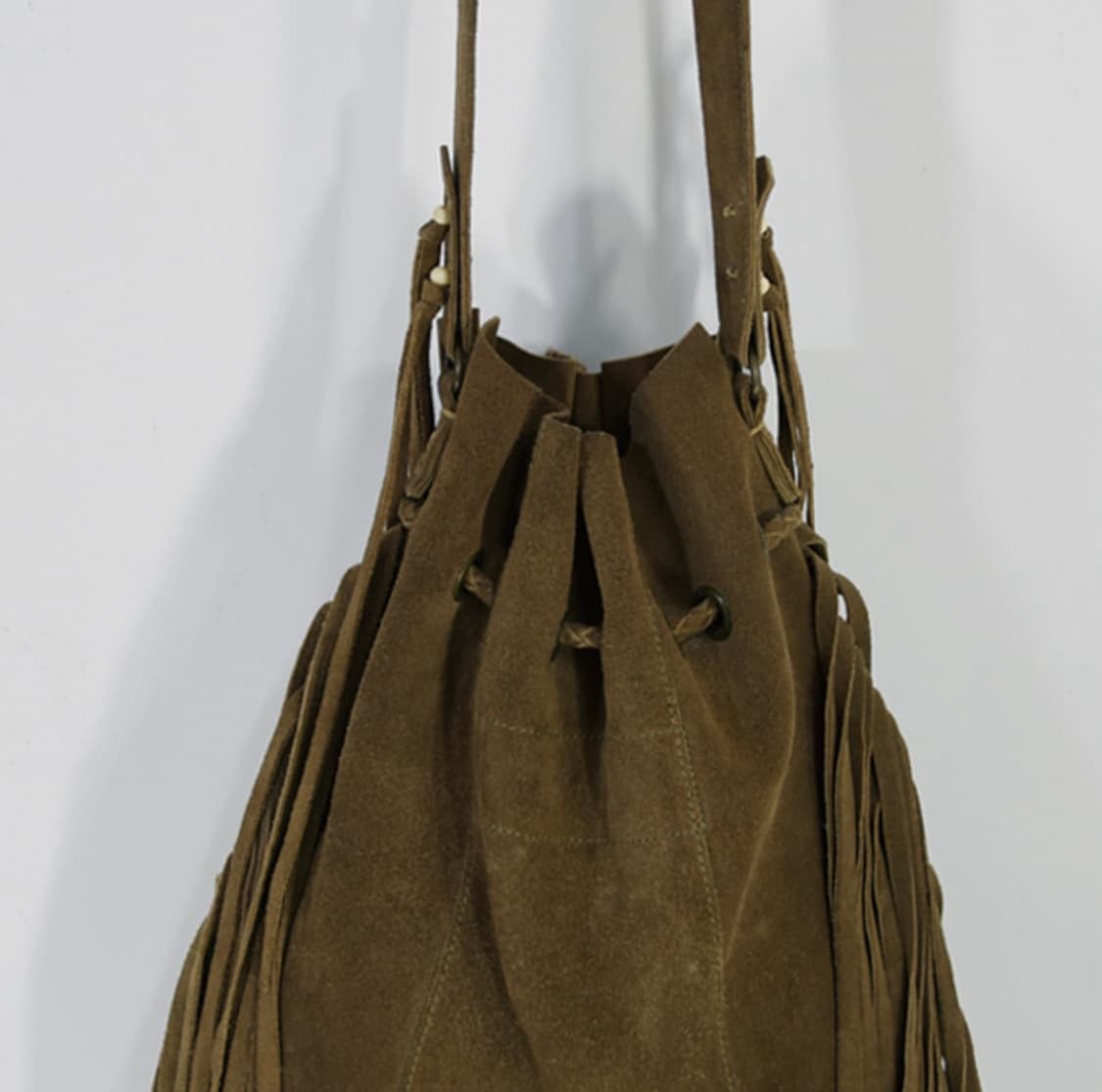 goa 스웨이드 프린지웨스턴 버킷백 상품이미지6