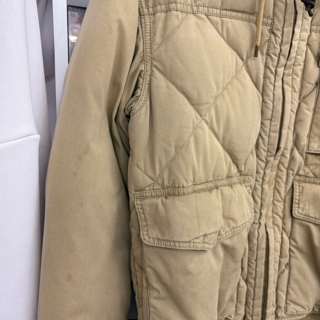 (S) 폴로 랄프로렌 RRL 스타일 탄베이지 덕다운 패딩 상품이미지3