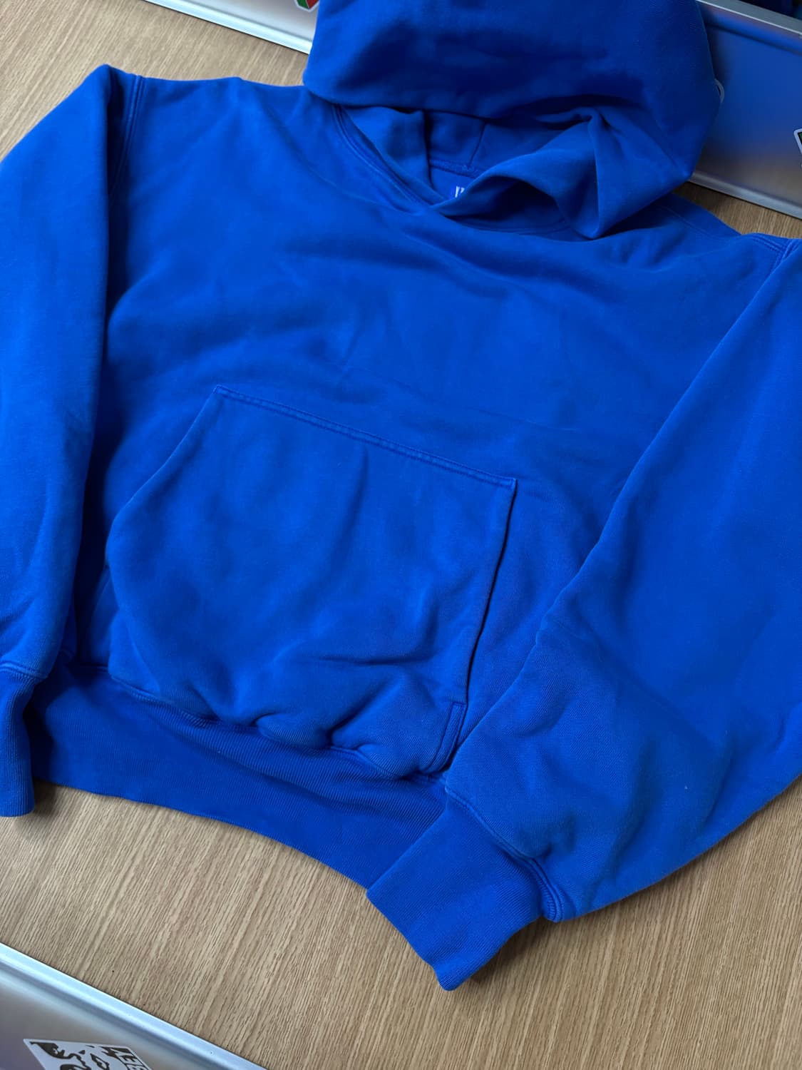 이지갭 블루 크롭후디 상품이미지4