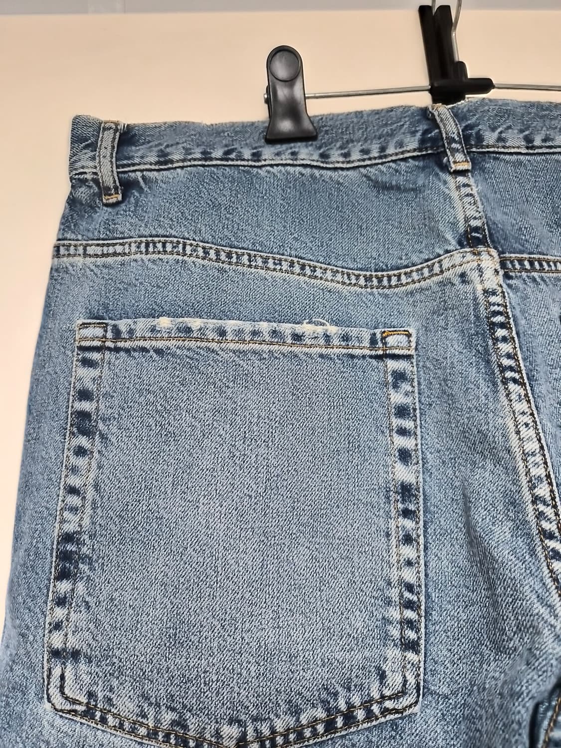 자라 데미지 와이드 데님 팬츠 44 size 상품이미지3