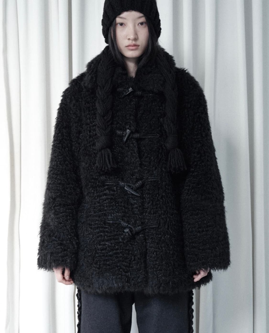 생긴스튜디오 님버스 토글 퍼자켓 상품이미지1