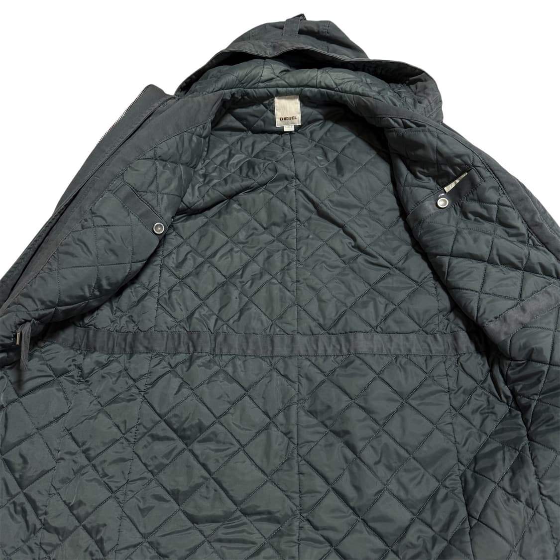 [S] 디젤 롱 후드 야상 자켓 상품이미지4