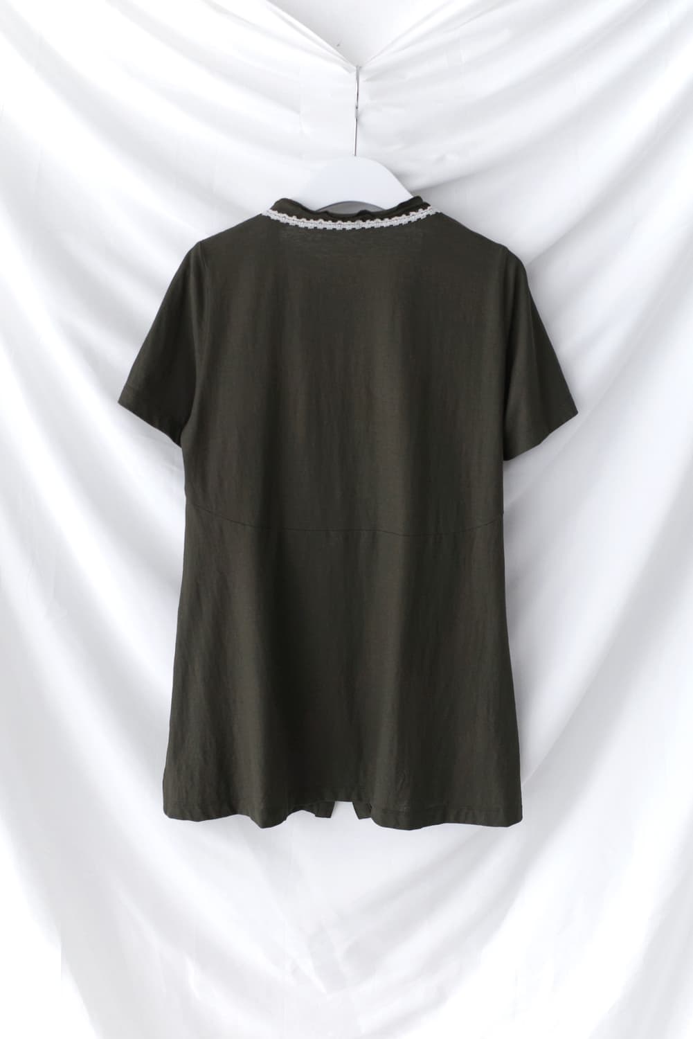 lace button half T 상품이미지3