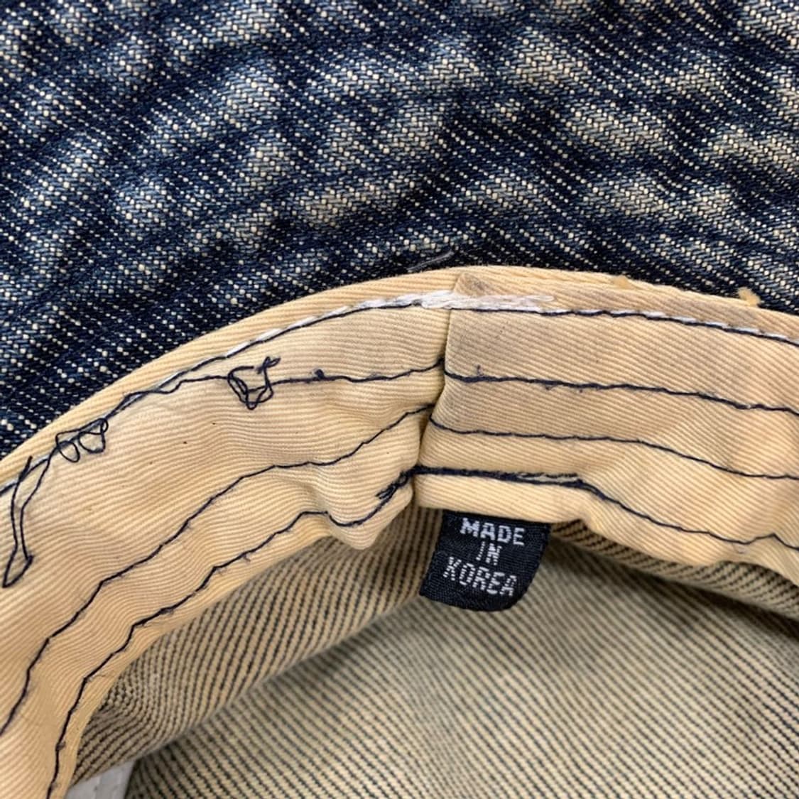 90s DC슈즈 올드스쿨 데님 버킷햇  상품이미지5